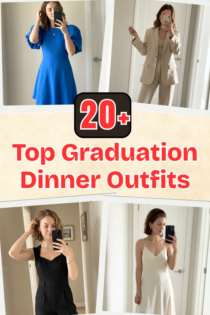 Top Graduation Dinner Outfits To Choose for Every Style