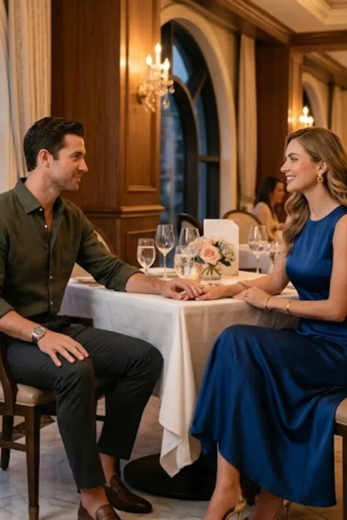 Elegant Disney Couple Outfits for Disney Resort Dining