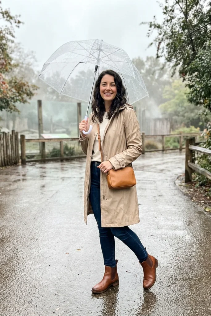 Zoo Outfit Spring Showers Wardrobe Guide